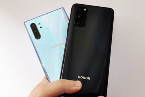 Honor V30 Pro vs Samsung Galaxy Note 10+: the battle between the night shooting
