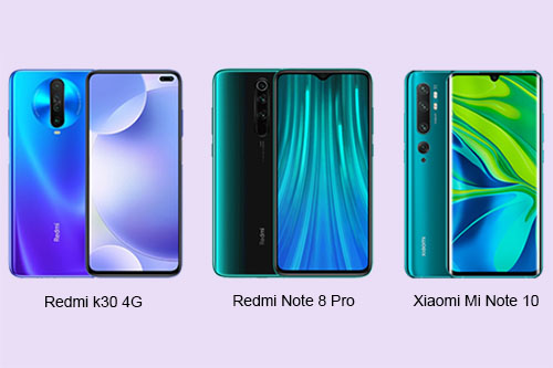 Redmi k30 4G vs Redmi Note 8 Pro vs Xiaomi Mi Note 10 (Mi CC9 Pro): which phone should you buy?