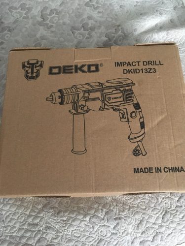 DEKO 220V Electric Screwdriver 2 Functions Electric Rotary Hammer Drill Power Tools Electric Tools(DKIDZ Series) photo review