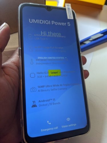 In Stock UMIDIGI Power 5 Android 11 Smartphone 128GB Helio G25 16MP Triple Digicam 6150mAh 6.53'' Present Worldwide Mannequin Cellular photo review