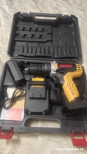 21V  Electric Screwdriver Lithium Battery Cordless Drill Rechargeable Household DIY Power Tools photo review