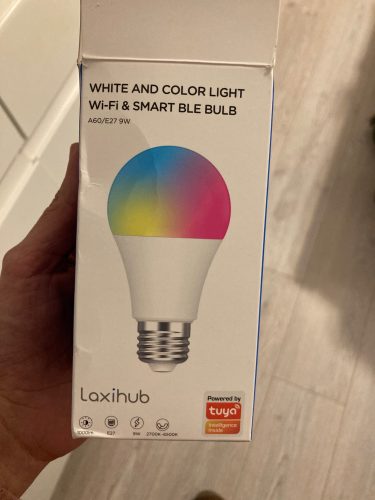 Laxihub Smart Light Bulb Tuya Wifi Bulb RGB 12W 15W Color Changing LED Light E14 C37 110V 220V APP Compatible Alexa Google Home photo review