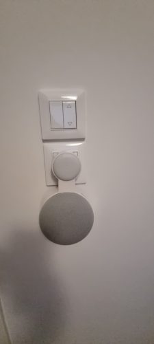 Outlet Wall Mount Holder for Google Dwelling Mini (1st Gen) Google Nest Mini (2st Gen) Wire Administration for Google Mini Sensible Speaker photo review