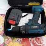 2 Speed Cordless Impact Drill 21V Electric Screwdriver Home Mini 1500 Mah 18650 Lithium Battery Wireless Rechargeable Hand Drill photo review