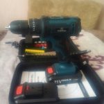 2 Speed Cordless Impact Drill 21V Electric Screwdriver Home Mini 1500 Mah 18650 Lithium Battery Wireless Rechargeable Hand Drill photo review