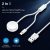 2 In 1 Magnetic Wi-fi Charger for Apple Watch Collection 7 6 5 4 3 2 SE IWatch USB Charging Cable for IPhone 13 Professional Max 12 Mini