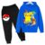 2021 New Pikachu Hoodie Pokemon- Suit Cotton Kids Hoodie And Pant Two-piece Children Clothing Set 4-14 Years Girl Boys Setautumn