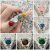 2021 Trend Natural Stone Rings for Women Stainless Steel Adjustable Open Rings Couple Wedding Ring Jewelry Christmas Gift
