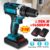 21V Cordless Impact Drill Electric Screwdriver Dual Speed 25+3 Torque Power Driver With 1/2pcs Rechargeable Lithium-Ion Battery