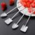 304 Stainless Steel Coffee Spoon Creative Retro Dessert Shovel Watermelon Ice Cream Spoons Tip Flat Shovel Gift Tableware Home