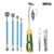 9-piece filling and caulking package Metallic