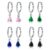 925 Sterling Silver Water Drop Shape Earrings for Women Statement Fine Jewelry Zirconia Ear Cuffs 2021 New Trendy Girl Earring