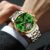 Automatic Men’s Watches Top brand luxury men watch Green mechanical wristwatch men waterproof reloj hombre 9910