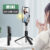 COOL DIER  2022 Wi-fi bluetooth selfie stick Foldable mini tripod With Fill Mild bluetooth shutter For Smartphone