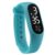 Fashion Men Women Casual Sports Bracelet Watches White LED Electronic Digital Candy Color Silicone Wrist Watch for Children Kids