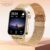 LIGE New Girls Good Watch Males 1.69″ Full Contact display Bluetooth Name Coronary heart Charge Blood Stress Good Watch Males for Android IOS