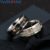 Luminous ECG Ring Stainless Steel  Promise Heartbeat  Glowing Jewelry for Men Women