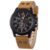 Males's Quartz Watch Fashion Straightforward Enterprise Belt Quartz Watch
