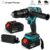 New Brushless 21V Hand Electric Screwdriver 2-13MM Chuck Ice Fishing Impact Power Cordless Drill For Makita Lithium Battery Tool