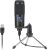Professional Studio Microphone Usb Wired Condenser Karaoke Mic Computer Microphones Shock Mount+Foam Cap+Cable for Pc Notebook