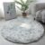 Silver Bubble Kiss Thick Spherical Rug Carpets for Dwelling Room Mild Home Decoration