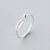 Simple Fashion Silver Color Cute Elegant Feather Adjustable Ring Fine Jewelry Ring For Women Party Accessories
