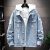 Summer Autumn Men Denim Jackets Casual Solid Lapel Single Breasted Jeans